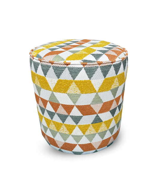 Silindir Puf - Color Mosaic Serisi - 45x45 cm