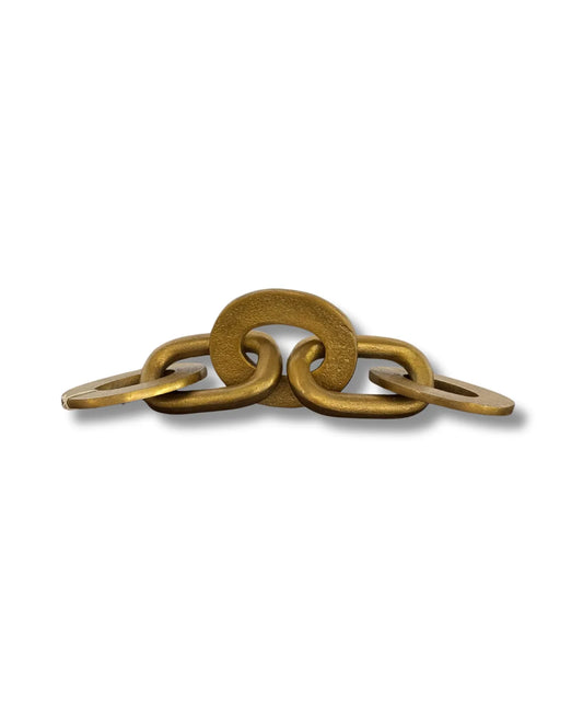 Altın / Gold Renkli Mermer Modern Dekoratif Zincir