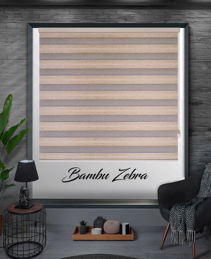 Zebra Perde Bambu
