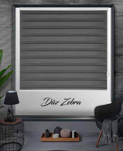 Zebra Perde Düz
