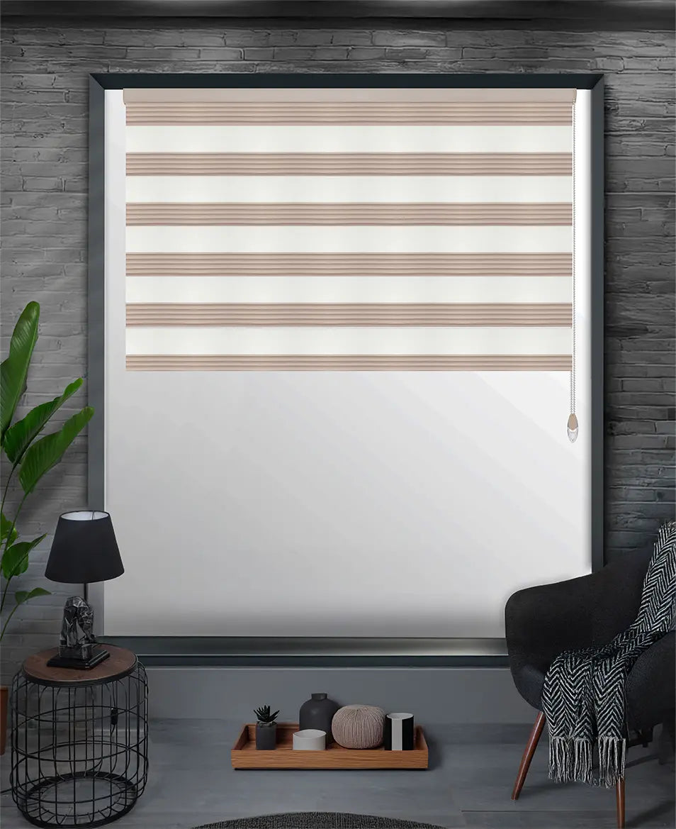 Zebra Perde Lüks Pileli