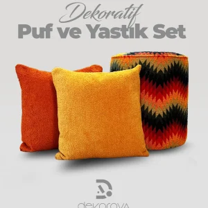 Kırlent & Puf - Luna Joy Colors Set