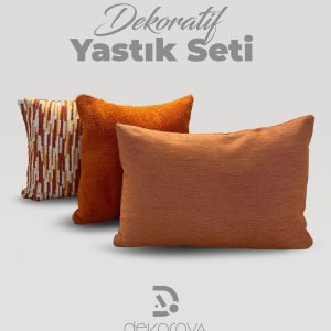Kırlent - Luna Tangerine Kırlent Set