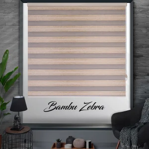 Zebra Perde Bambu