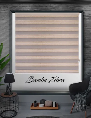 Zebra Perde Bambu