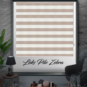 Zebra Perde Lüks Pileli